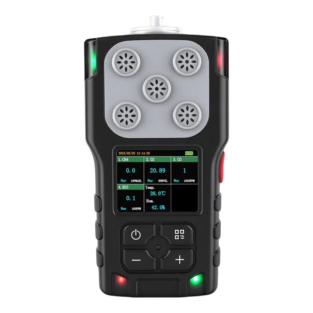 Portable 4-in-1 Multi Gas Detector Front View