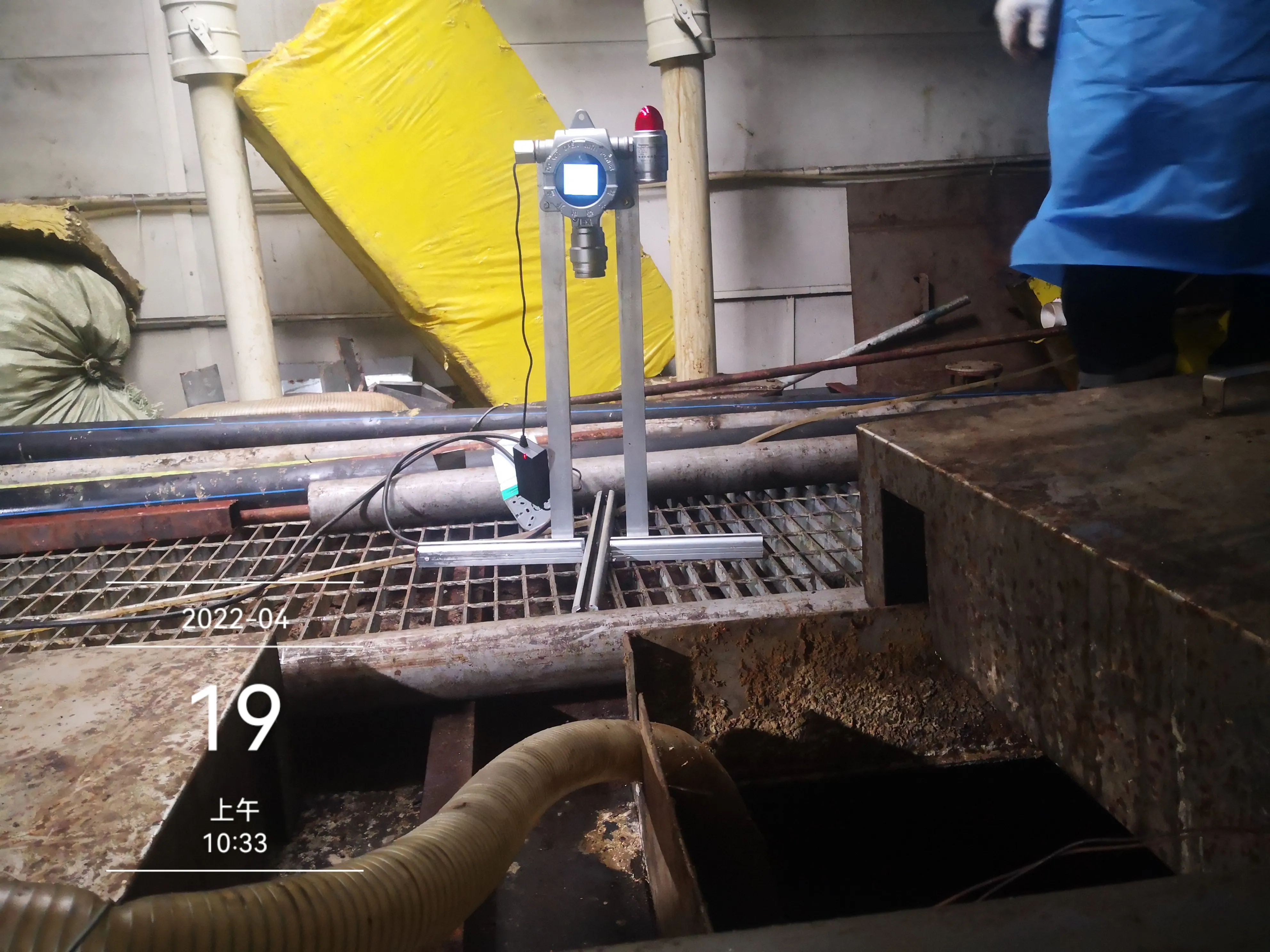 Fixed Wastewater oxygen gas detector