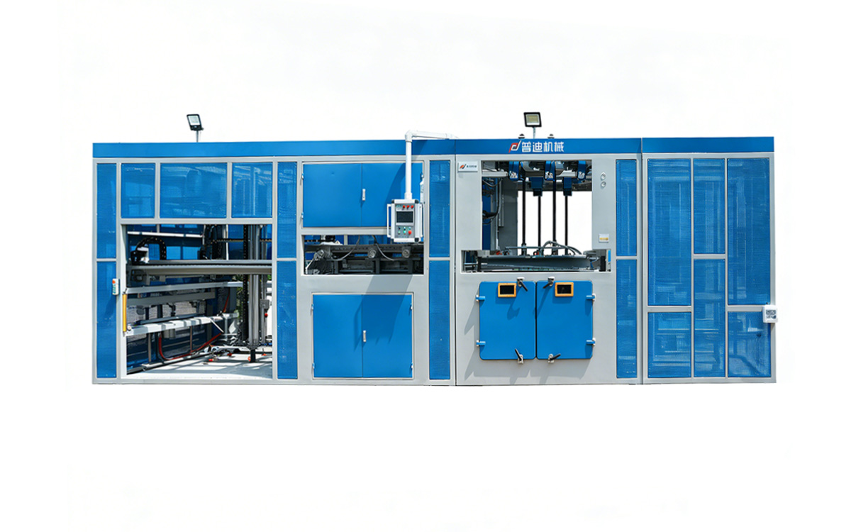 PDVF-HS Fully Automatic High Speed Thick Sheet Vacuum Forming Machine ...