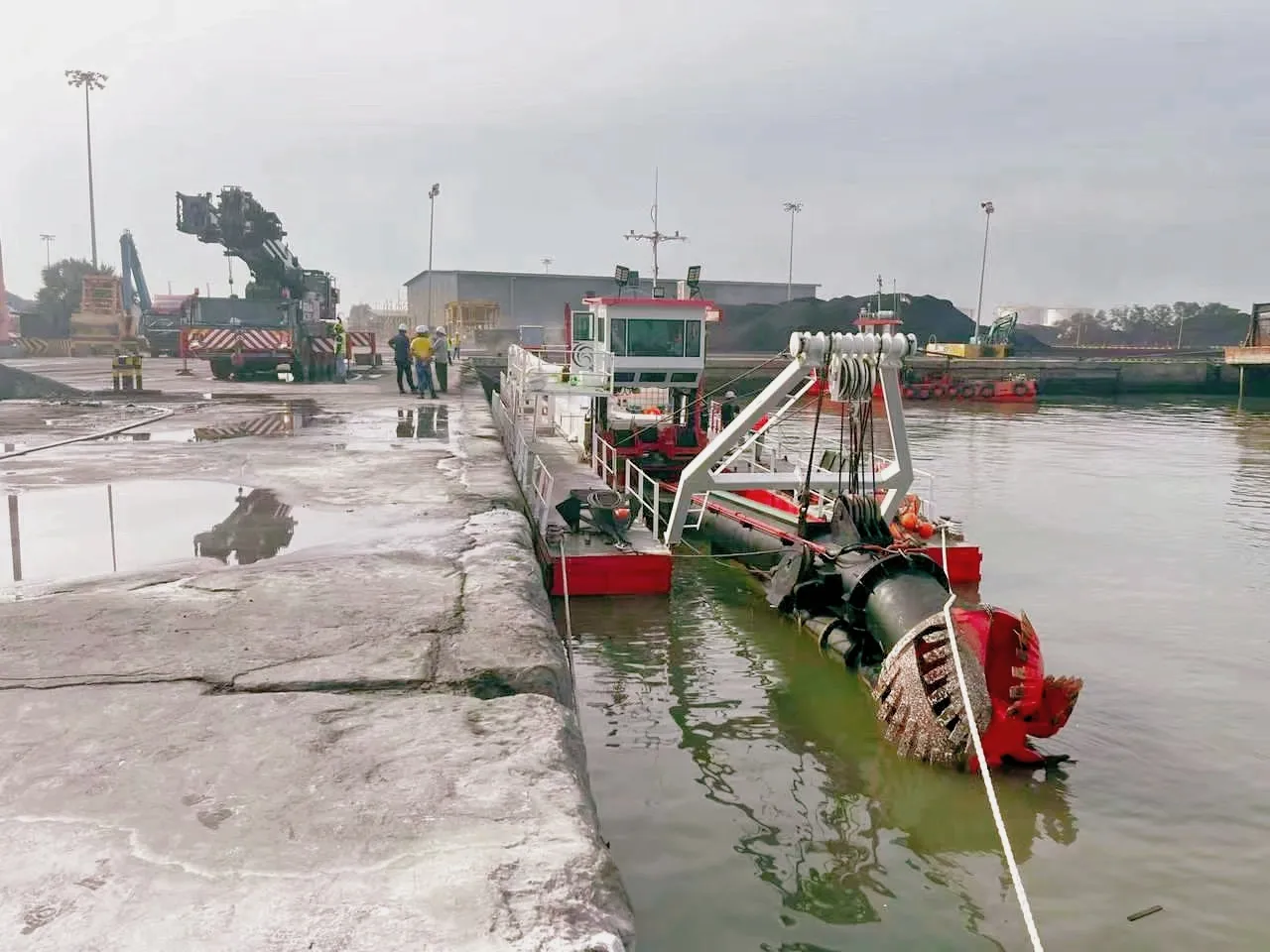 RYD550 in river after assembly in Malaysia