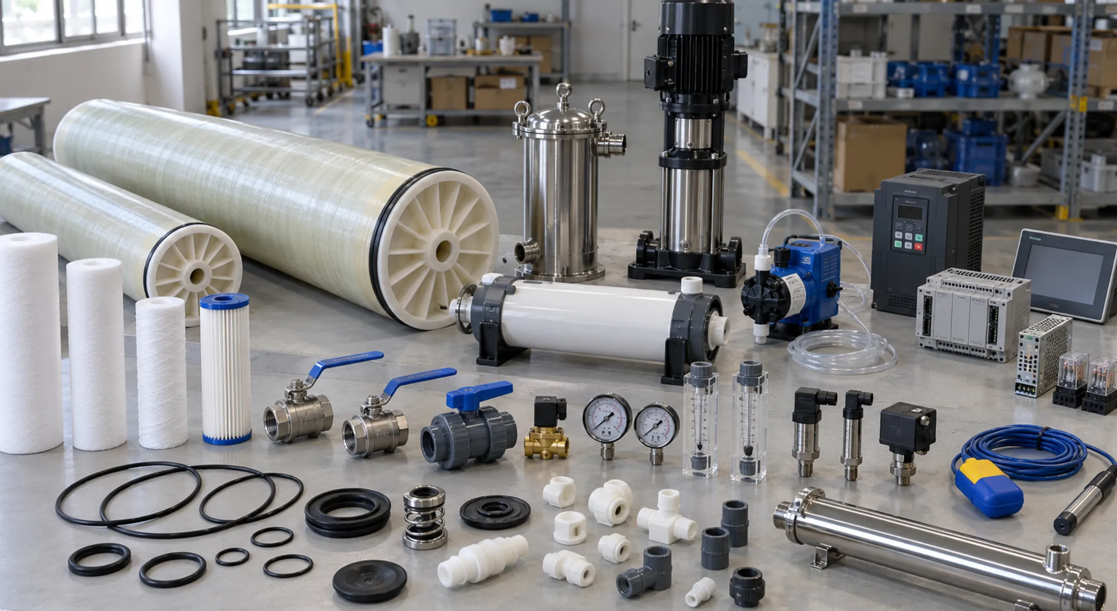 What Spare Parts Should Be Ordered with an Industrial RO System?
