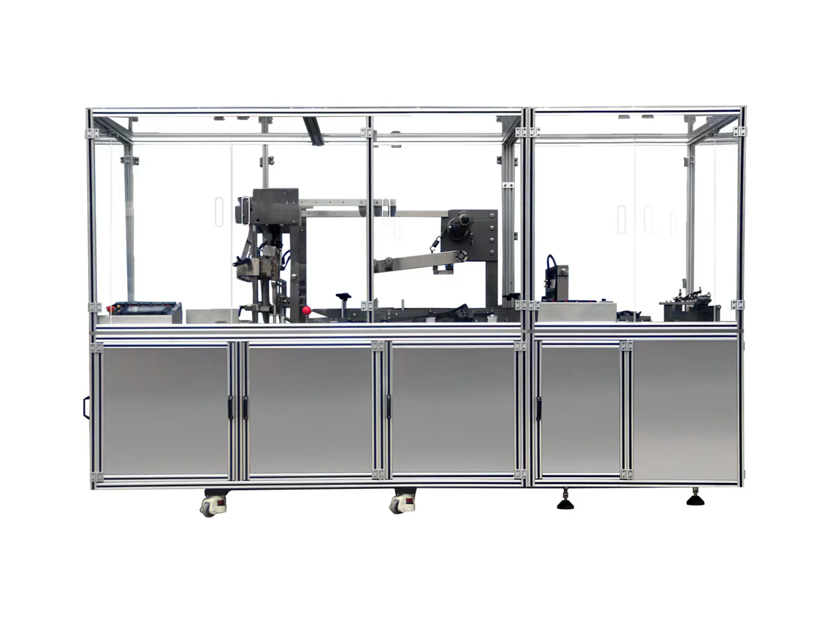 ZK360 Transparent Film Overwrapping Machine With Safety Glass Cover